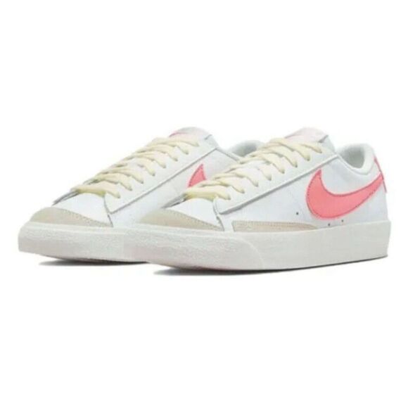 Nike Blazer Low '77 GS Shoes White Gaze Pink Youth Sizes New DA4074 112
